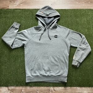 Under Armour Grey Hoodie Size Loose Small With Drawstring